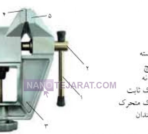 گیره بغل میز مینیاتوری گردان